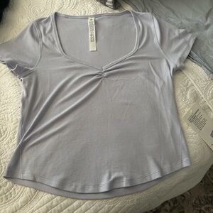 Lululemon hold tight sweetheart short sleeve V-Neck Women's Top
